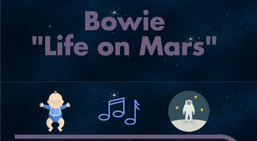 Bowie : une vie en infographie